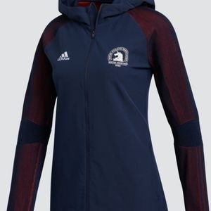 Adidas Performance Boston Marathon Phx2 Hooded Jacket Collegiate Navy Size XL